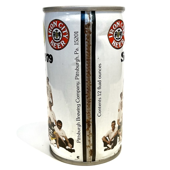 Vintage NFL Super Super Steelers 1979 Iron City Beer Can Pittsburgh Football 79 - Picture 7 of 16